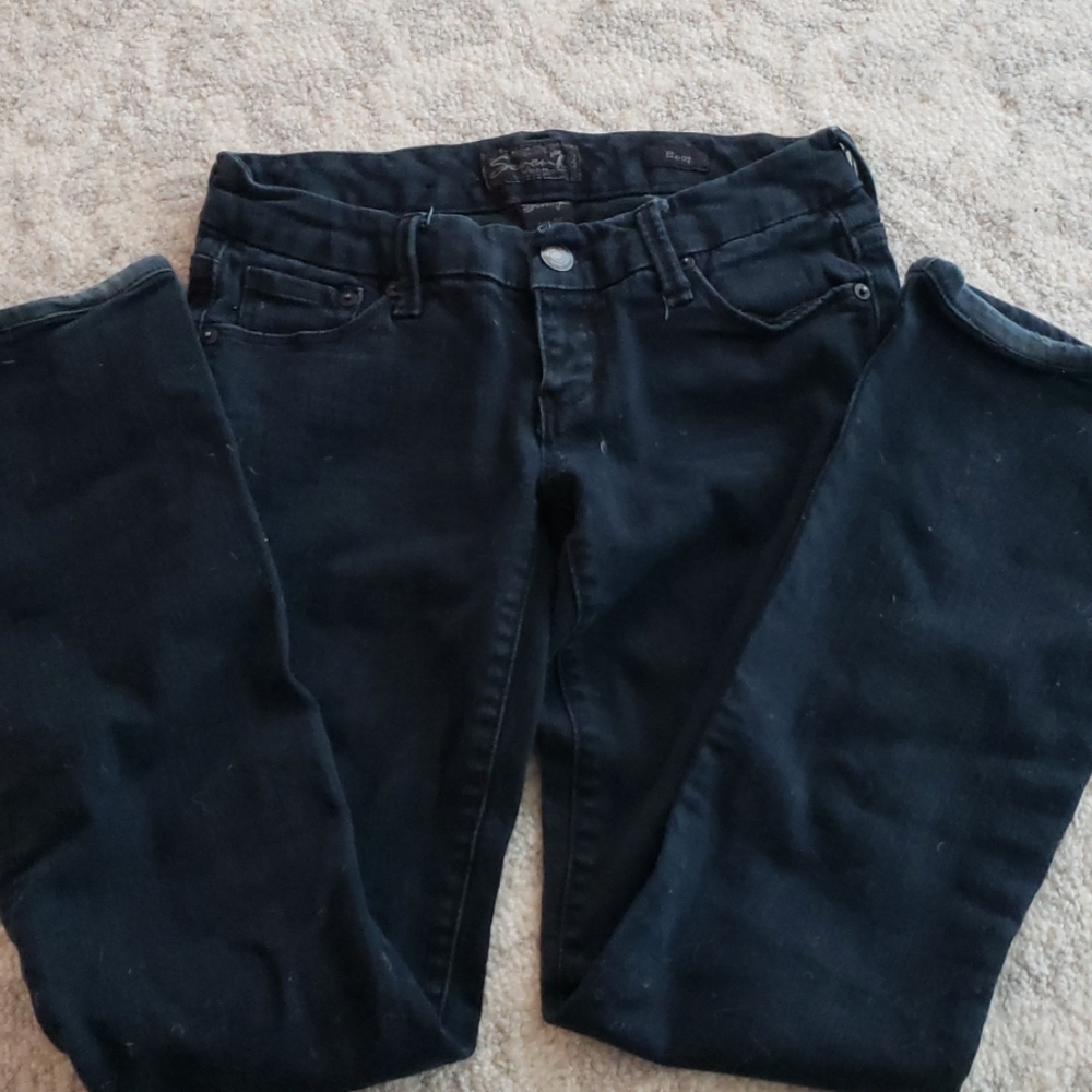 Seven Classic Denium Blue Jeans Boot Cut Women's Sz 26